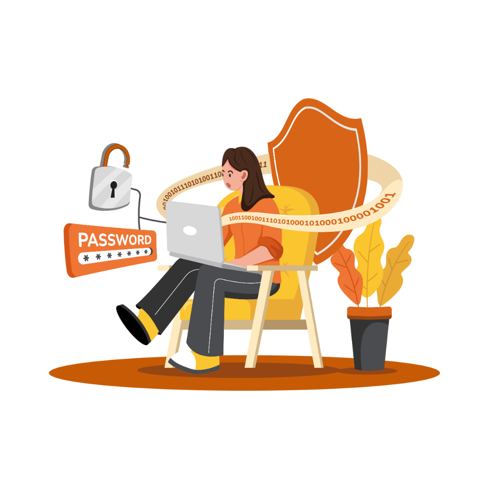 Ilustração de Privacidade